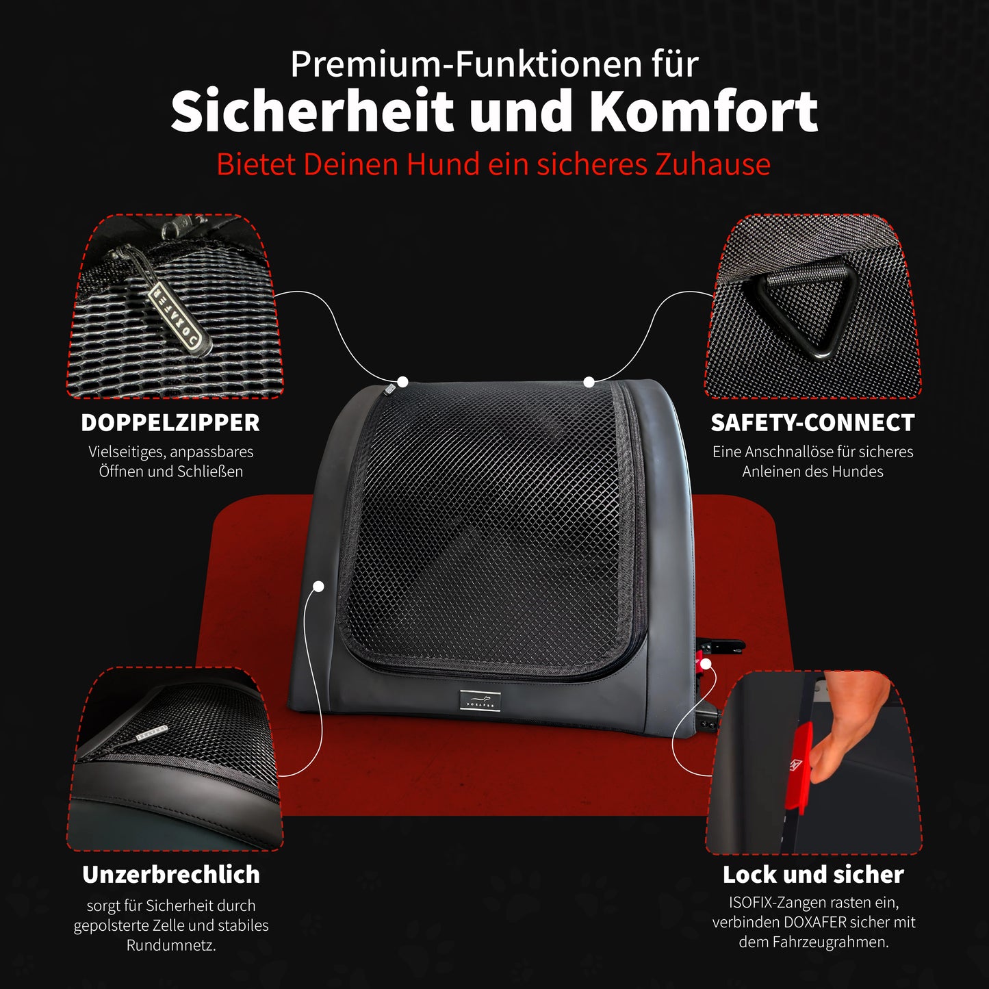 DOXAFER® vogue isofix - Deine sichere Transportbox