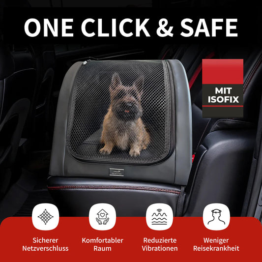 DOXAFER® vogue isofix - Deine sichere Hundetransportbox